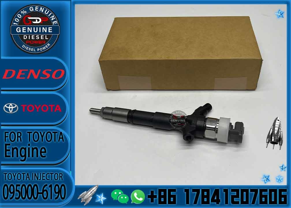 High Quality New Common Rail Injector Diesel Fuel Injector Nozzle Assembly 095000-6190 23670-30100 For TOYOTA Engine