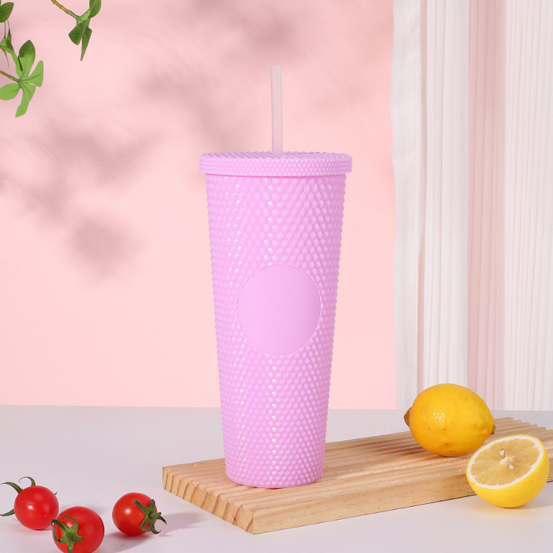 24oz Harvest Gradient Grid Cold Cup Tumbler Budget-Friendly