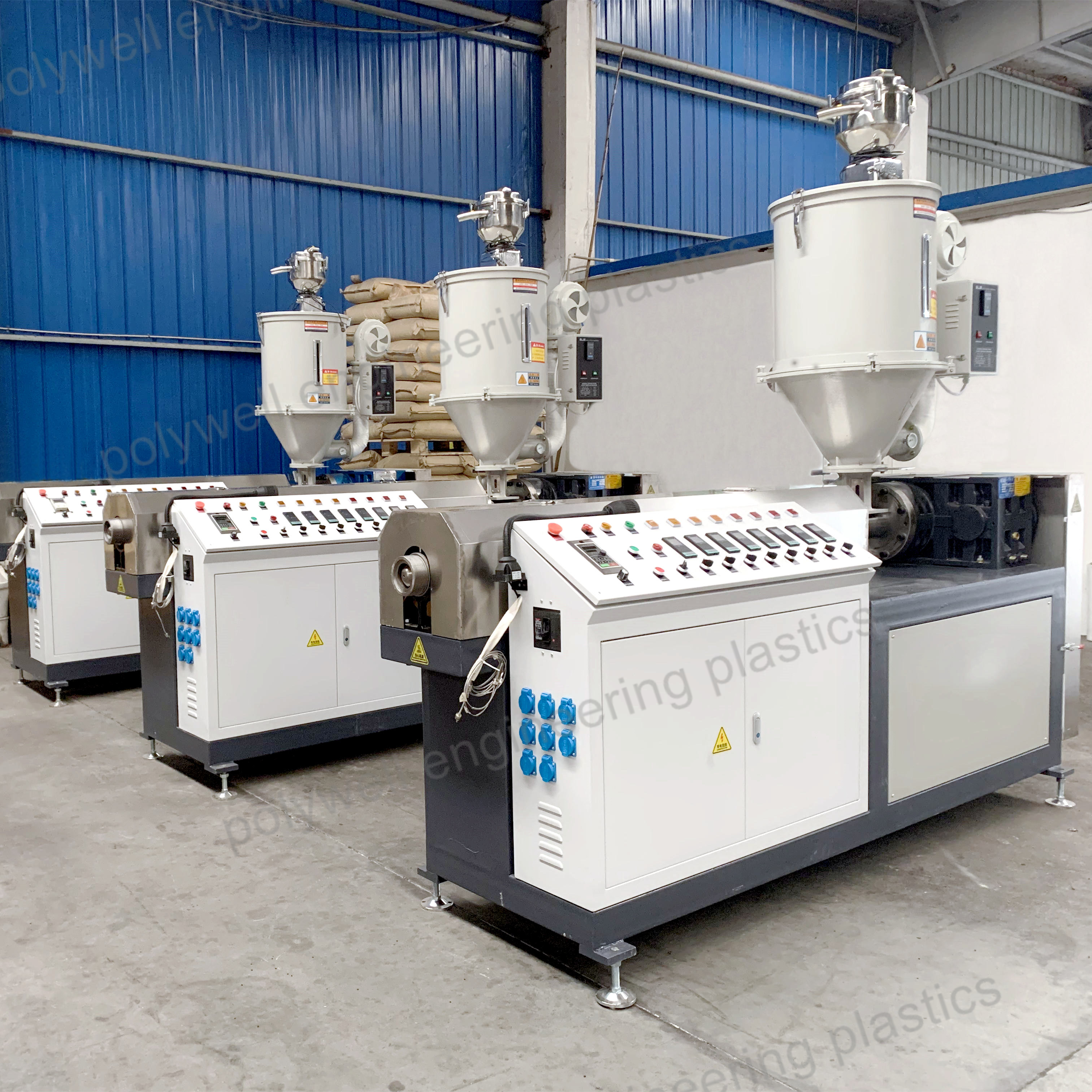 High Speed Thermal Break Strips Extruder Machine Single Screw Plastic