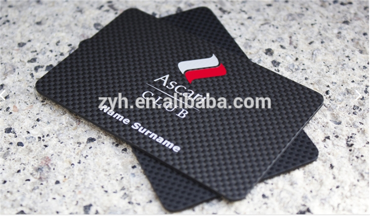 China supplier customed Fashion Carbon Fiber business Card