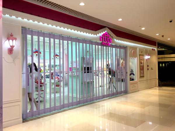 Rigidity Side Folding Shutter Door For Commercial Retail Stores / Shopping Malls