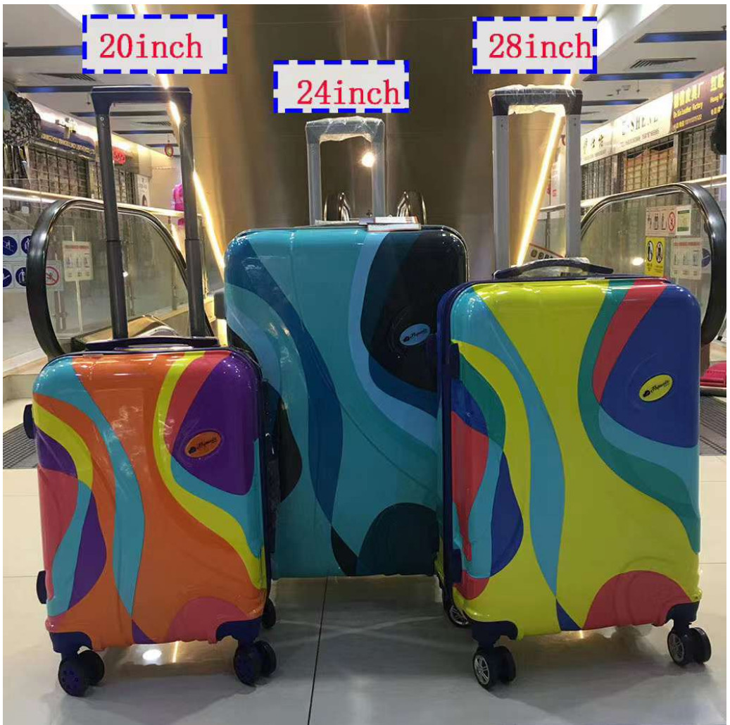 New Design Baggage Customize Premium Business Suitcase Travelling Bag With Webbing