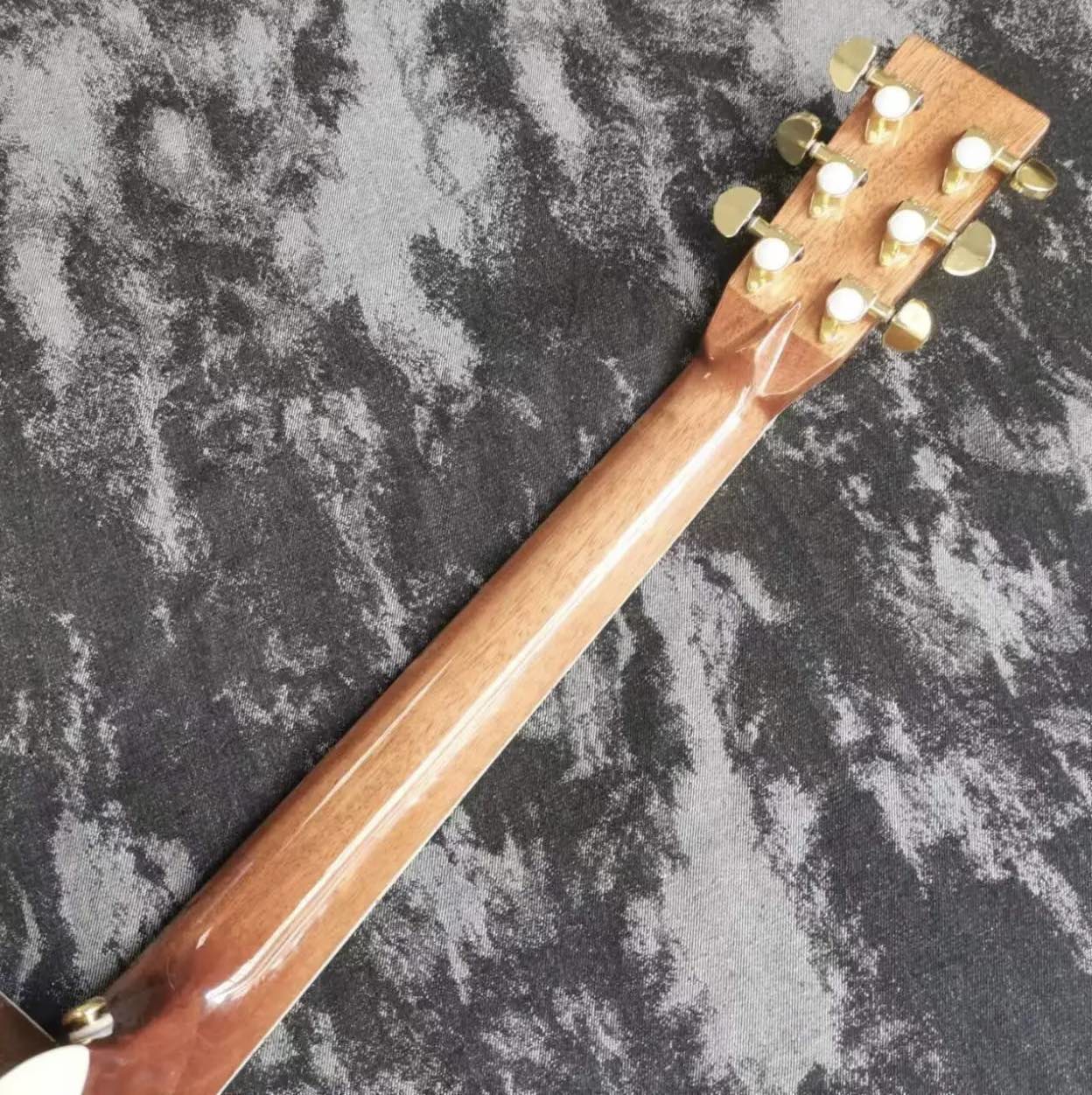 Custom 40 "full solid wood OM42 series yellow acoustic guitar Martin guitar style