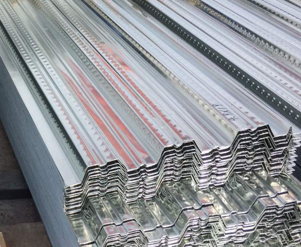 Hot Dip Galvanised Roofing Corrugated Steel Sheet Z100 1.2mm DX51D For Floor Slab