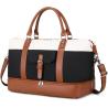 Buy cheap Cavas Weekender Carry on Duffel Travel Bag with Leather Shoes Compartment for from wholesalers