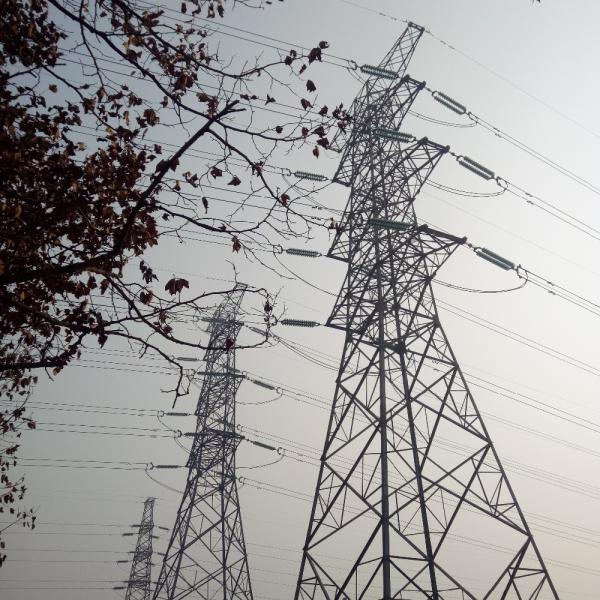 Hot Dip Galvanised Q235 Q355 Steel Electric Line Tower