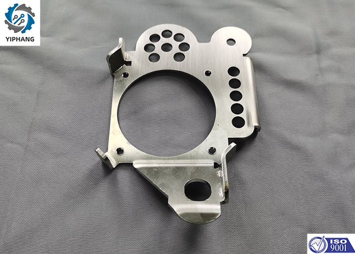 Sandblasting / Chroming Sheet Metal Wall Mount Shelf Support Bracket RoHS Compliant
