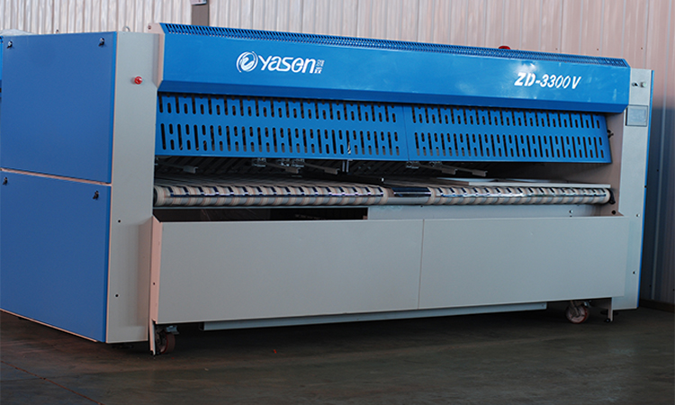 Hotel Bed Sheets Folding Machine Maximum Folded Width 3000mm and 5/32 Folds Fold/Layer