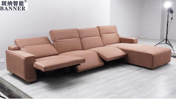 BN Furniture Sofa Italian Minimalist Scrub Sofa Leather Chair Sofa Chaise Corner