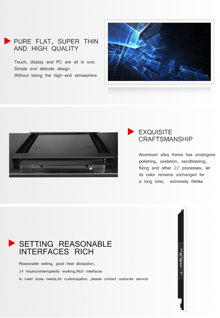 China Foil Film Intelligent Education Magic Mirror Indoor Multi Touch Screen Digital Signage And Displays