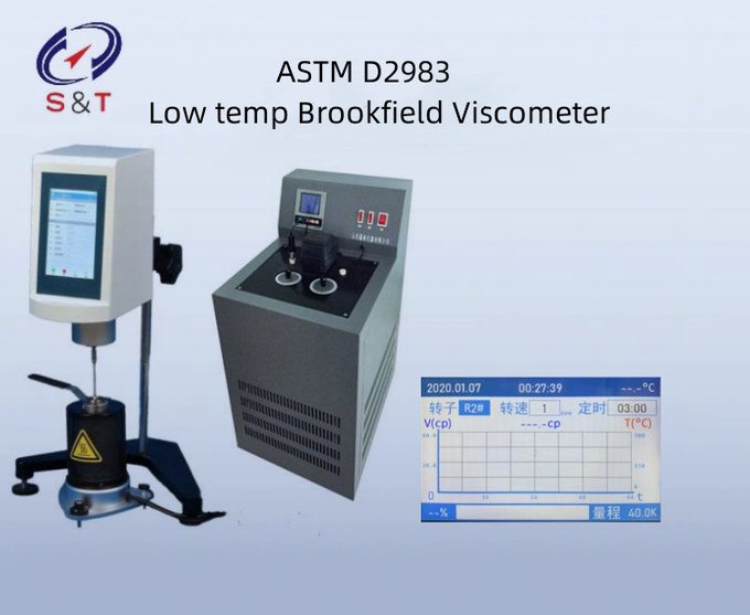Low Temperature Brookfield Viscometer For Lubricating Oil Conforming To ASTM D2983