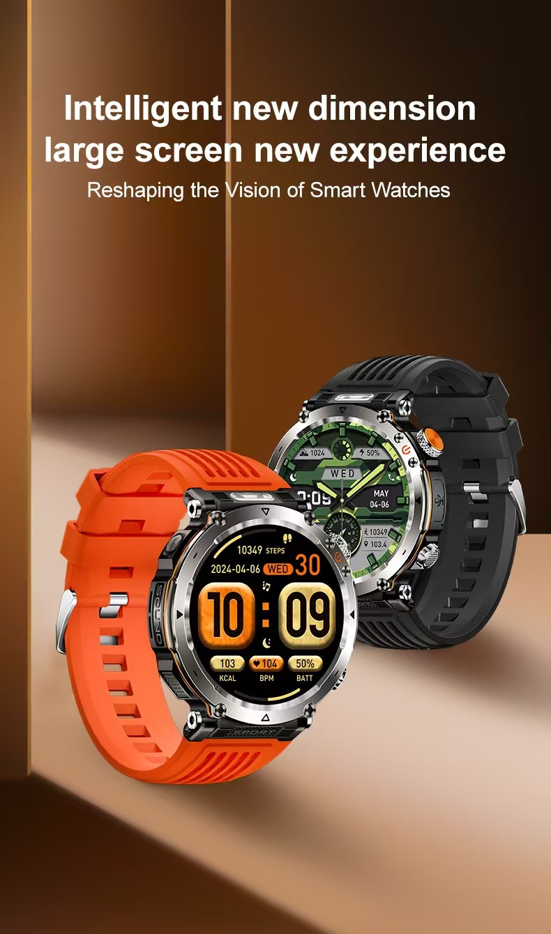 HT30 Multisport Smart Watch BT Call Voice Assistant Smartwatch With Large Battery 600mAh