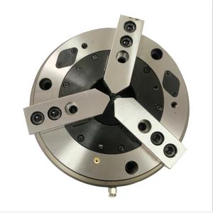  Through Hole Chuck 3 Soft Jaw Wedge Shape Hydraulic Chuck Manufactures