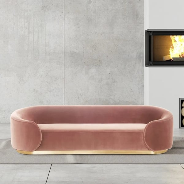 Customizable Size Modern Design Style Velvet Sofa Set with Sectional Upholstery Cover