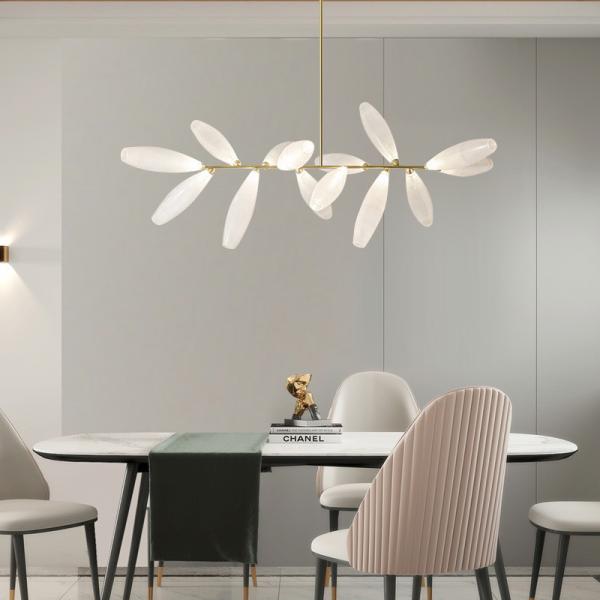 Dining room chandelier glass lamp nordic creative modern simple atmospheric