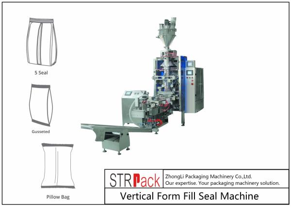 Powder Automatic Filling And Sealing Machine Pouch Packing Machine With Auger