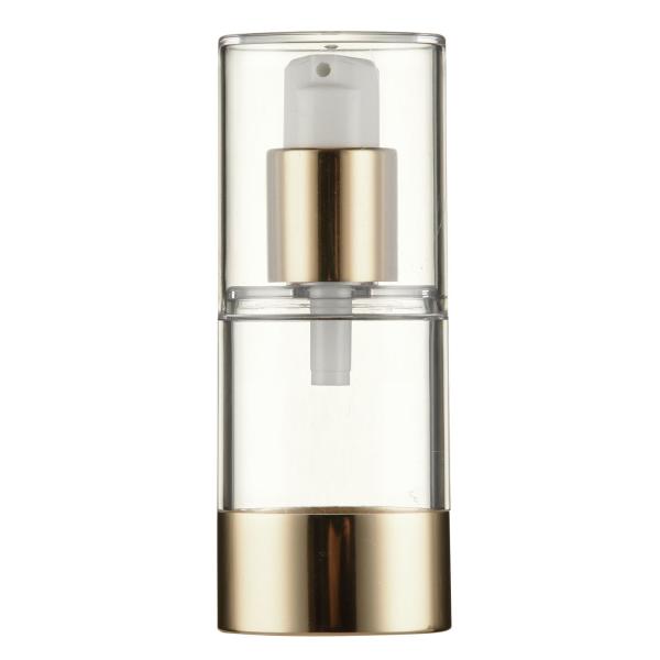 50ml/40ml/30ml/20ml Airless Cosmetic Bottles Oval Shape Screen Printing Pump