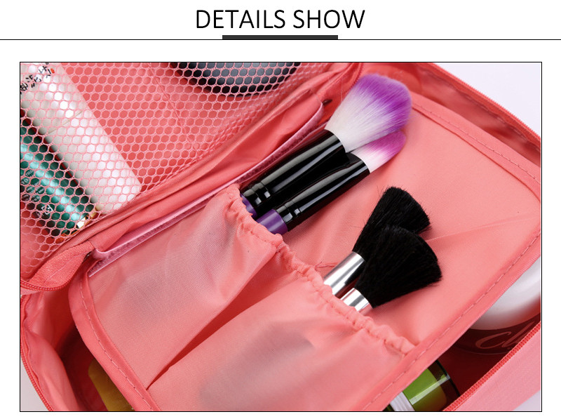 Wholeslae Custom Pure Color Blank Storage Wash Bag For Cosmetic
