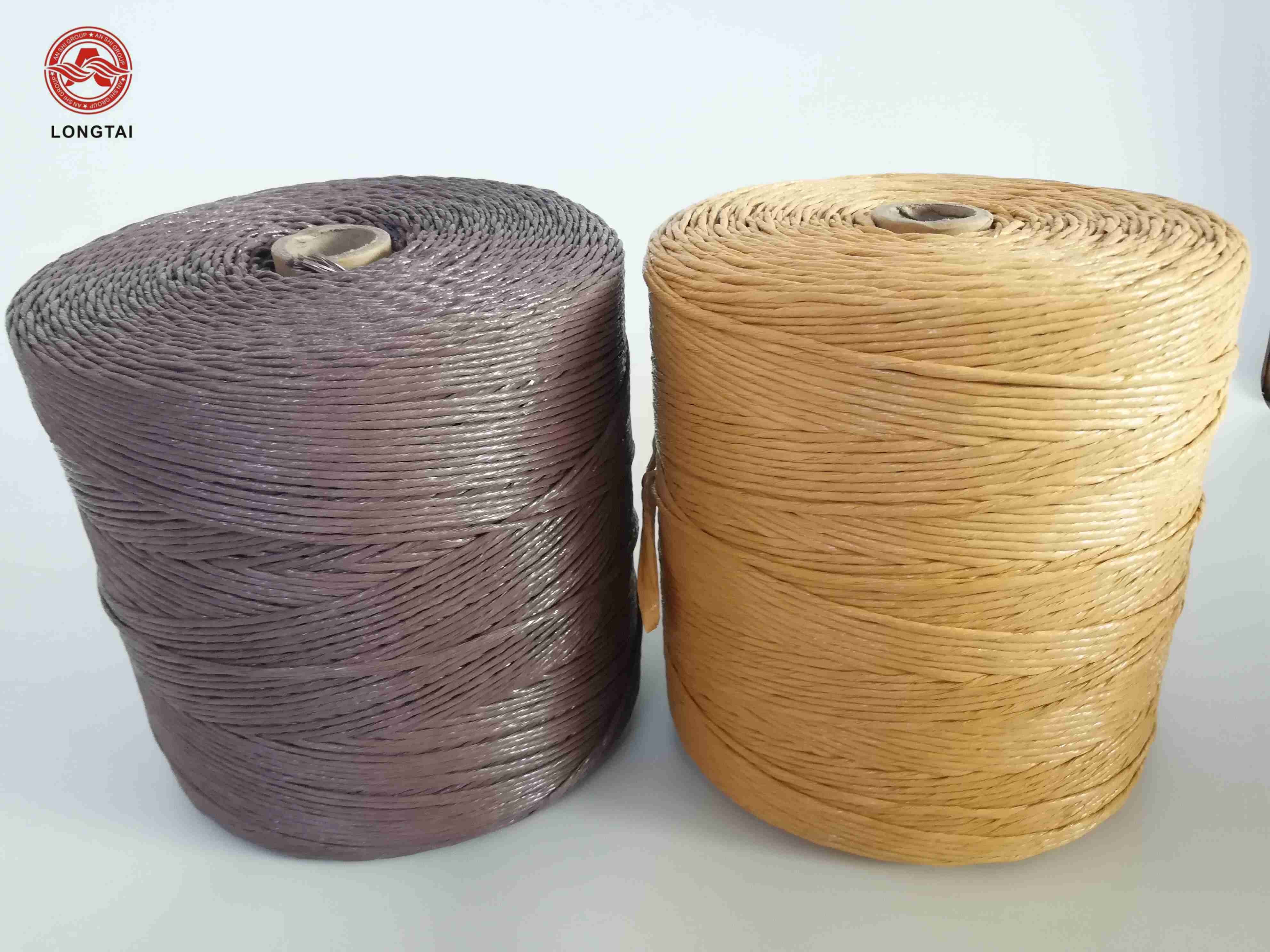 22500 Denier Black Banana Twine Virgin PP Material Twisted and UV Protection 4KG Roll