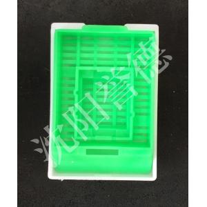 Green Large Tissue Embedding Cassette , Disposable Embedding Molds Custom Made