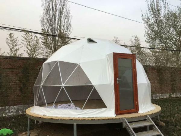 Transparent Luxury Steel Camping 5M Geodesic Dome Tent Outdoor Dome Tent Dome