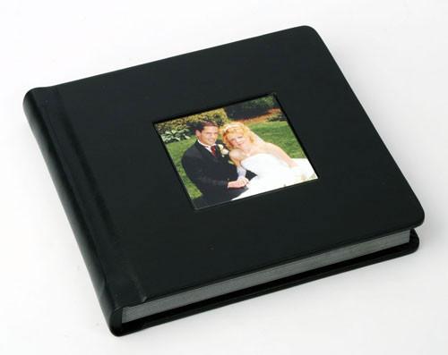 8 x 10 Custom Flush Mount Album , grandma / 1st Birthday Photo Album With Round