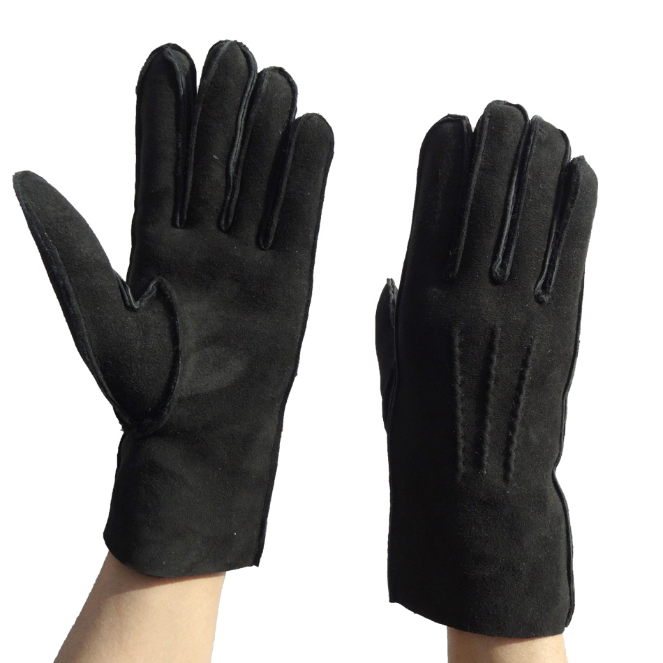 High Quality Ladies Daily Life Usage Lamb Fur Slink Gloves