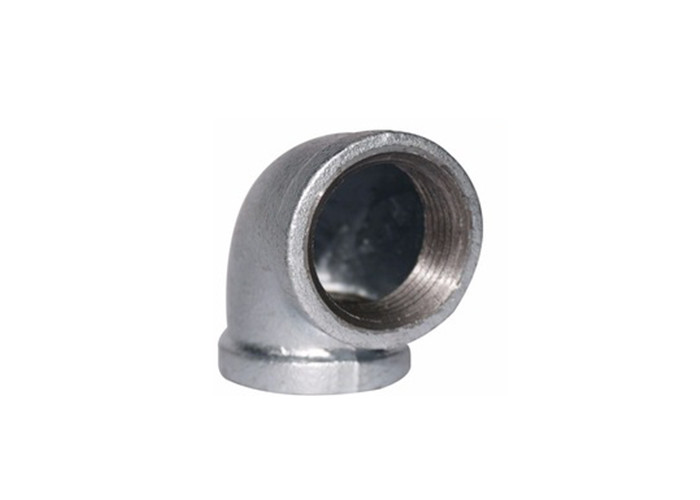 90 Malleable Iron Elbow BSPT Threaded Pipe Fitting For Fire Protection