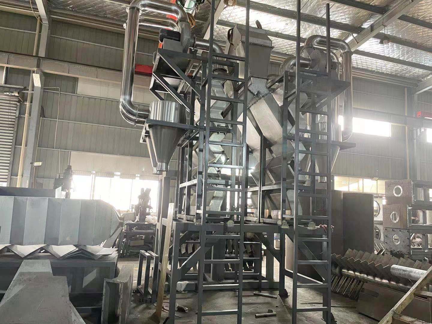 PET Zig Zag Mechanical Air Classifier Machine PVC Label
