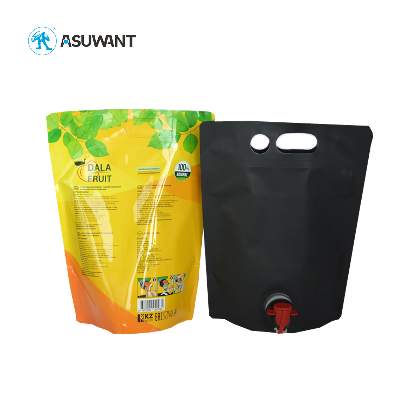 1000ml 1L 2L Large Clear Spout Pouch With Handle For Oil Water Liquid