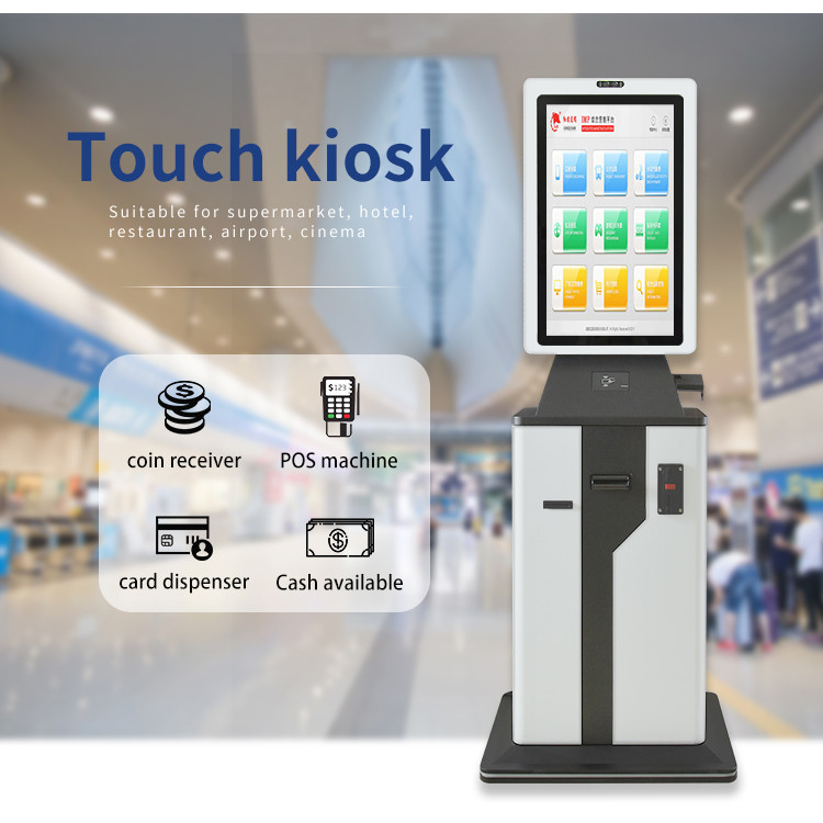 LCD Android Windows Touch Screen Kiosk for Payment and Self Service