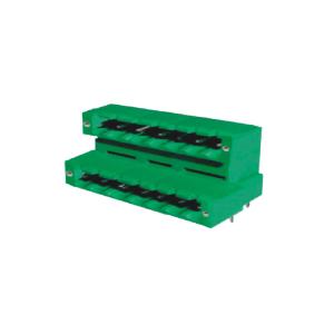 Male 8P 90° Terminal Blocks Connector 5.08mm For Pluggable Terminal Industry