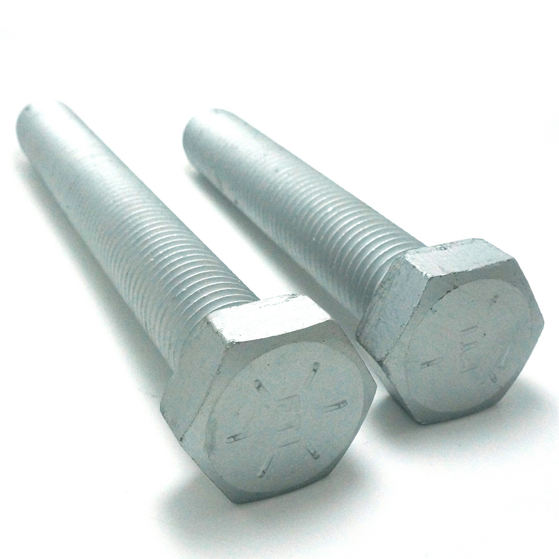 High Strength Stainless Steel Hot Dip Galvanized Hex Bolt DIN933 DIN931 M3 M5 M6 M8 M10 M12 M16 for Heavy Duty Applications