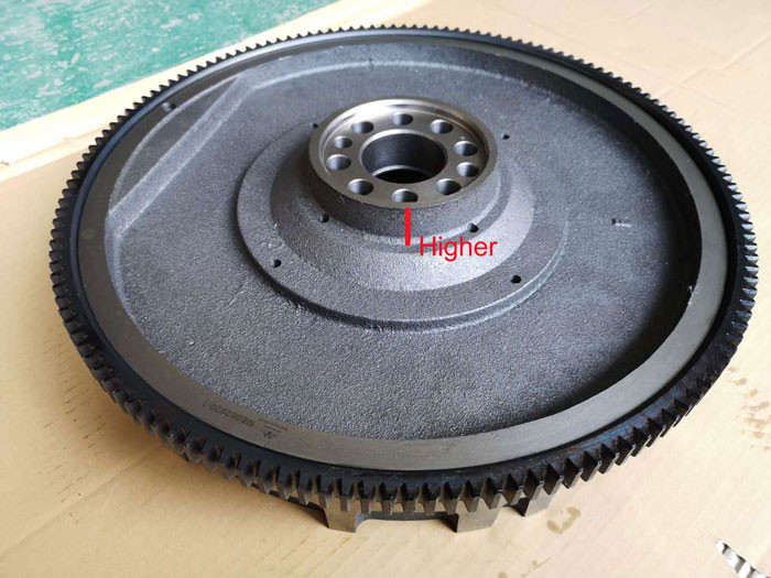 Mitsubishi Heavy Truck Flywheel ME062820 Fuso 8DC9 Engine Middle Hole 430mm Friction Face 143 Teeth