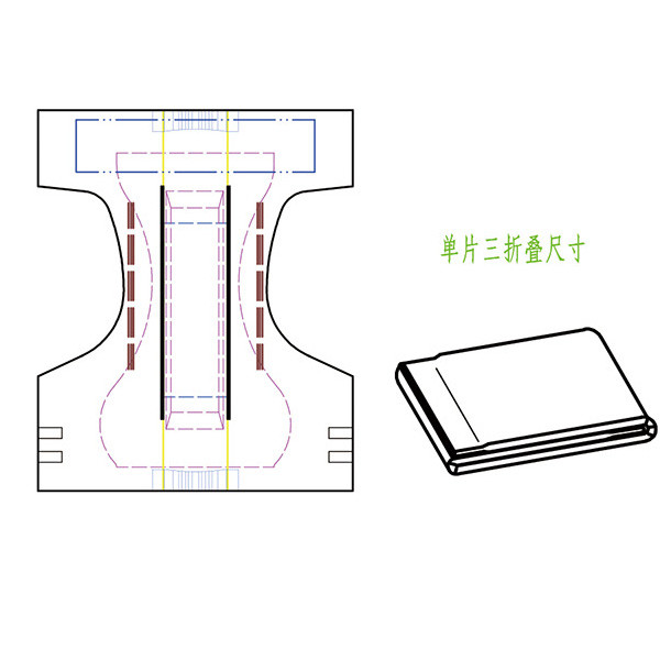 120T Baby Diaper Production Line
