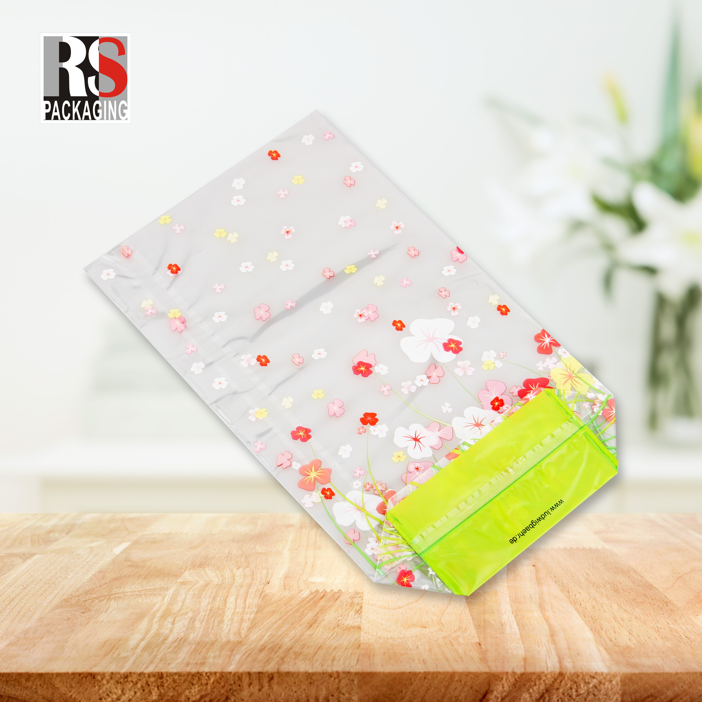 Cellophane Flat Bottom Bag Packaging Heat Seal Stand Up Pouches For Candy Chocolate