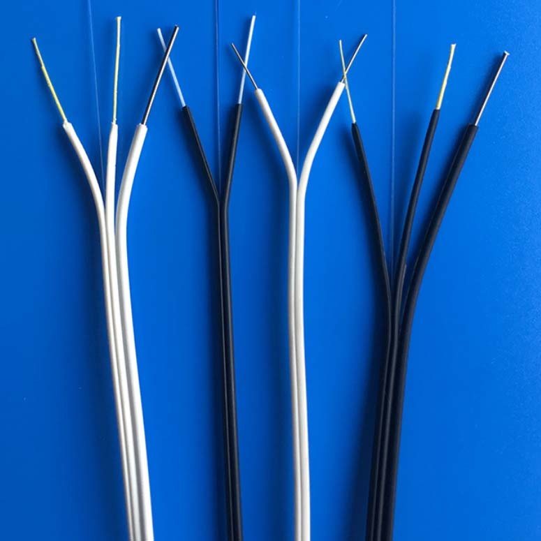 Customized FTTH Fiber Optic Cable High Strength Flat Butterfly