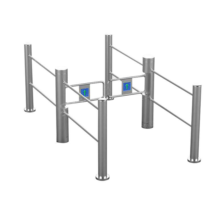 180 Degree 10 Seconds Flap Barrier Gate For Supermarket Entrance Security