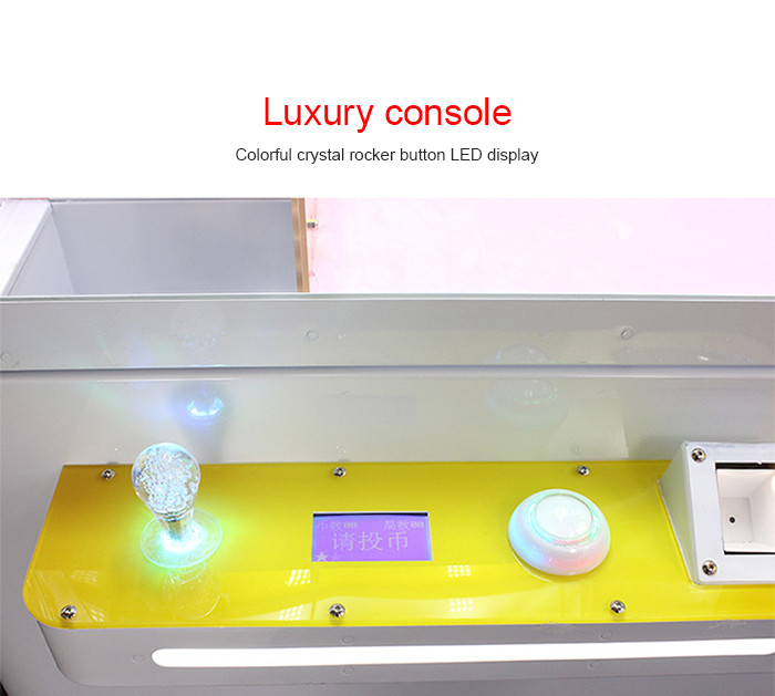 Coin Operated Toy Claw Crane Game Machine For Shopping Mall