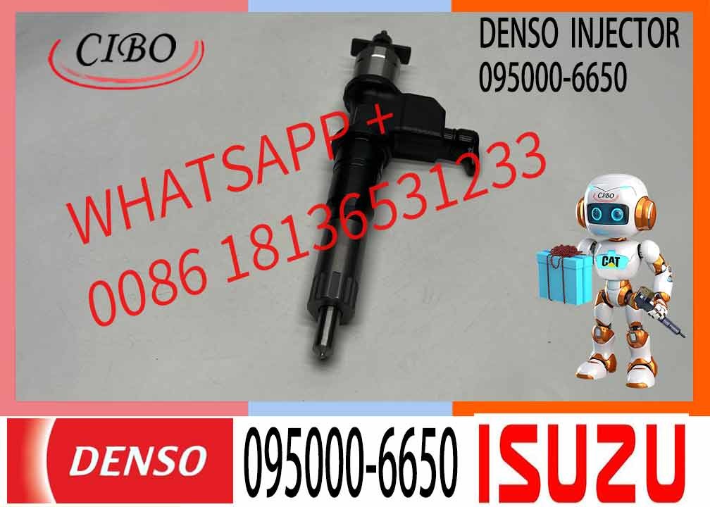 095000-6650 Fuel Injectors For Remanufactured Common Rail Diesel Injector OE 8-98030550-0 6WF1 Diesel Engine