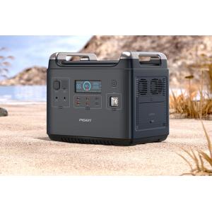 China Black 2000W Power Station With Socket/Usb/Led Light Solar Portable Power Station on sale