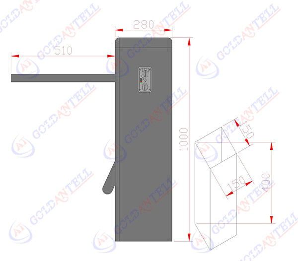 Bi-directional Coin Operated Turnstiles Access Entry Systems for Public Toilets & Public Conveniences - Paid Toilets