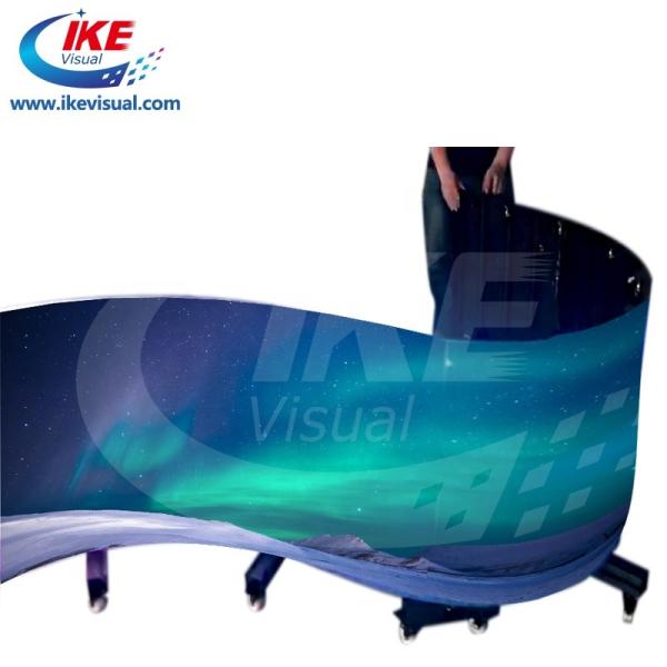 Rental Flexible LED Screen P4 P6 600*1200mm 5000 Nits For Indoor Outdoor