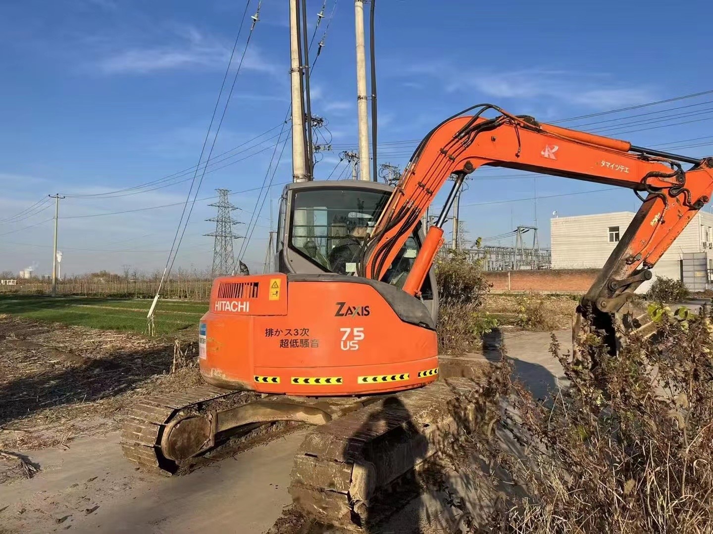 Zaxis 75 Zx75 Used Hitachi Excavator 7 Ton Crawler Excavator