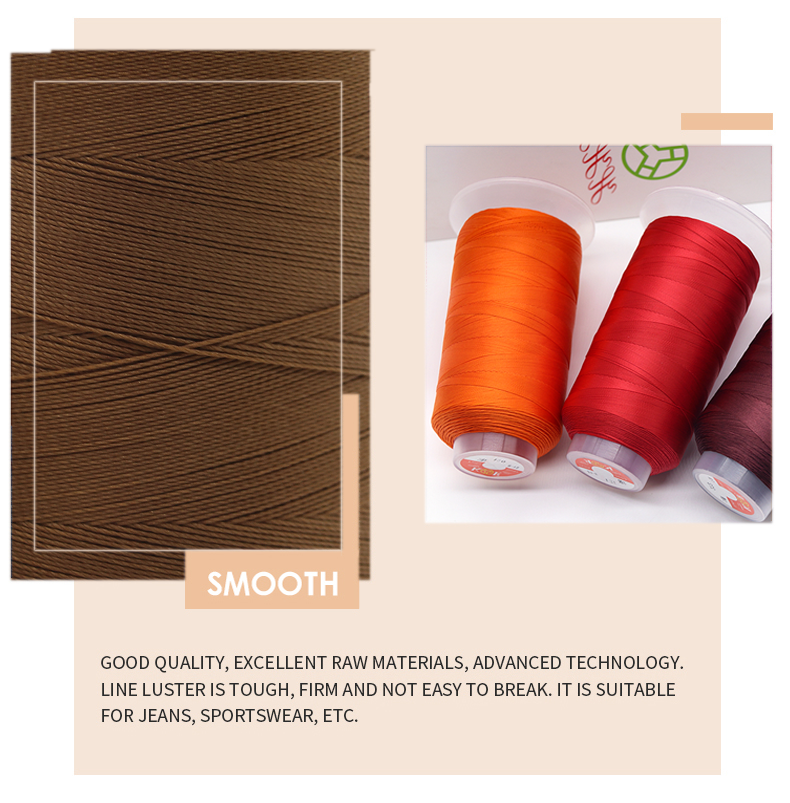 210D/3 100g Polyester Sewing Thread for High Strength Nylon Beading Garment Leather