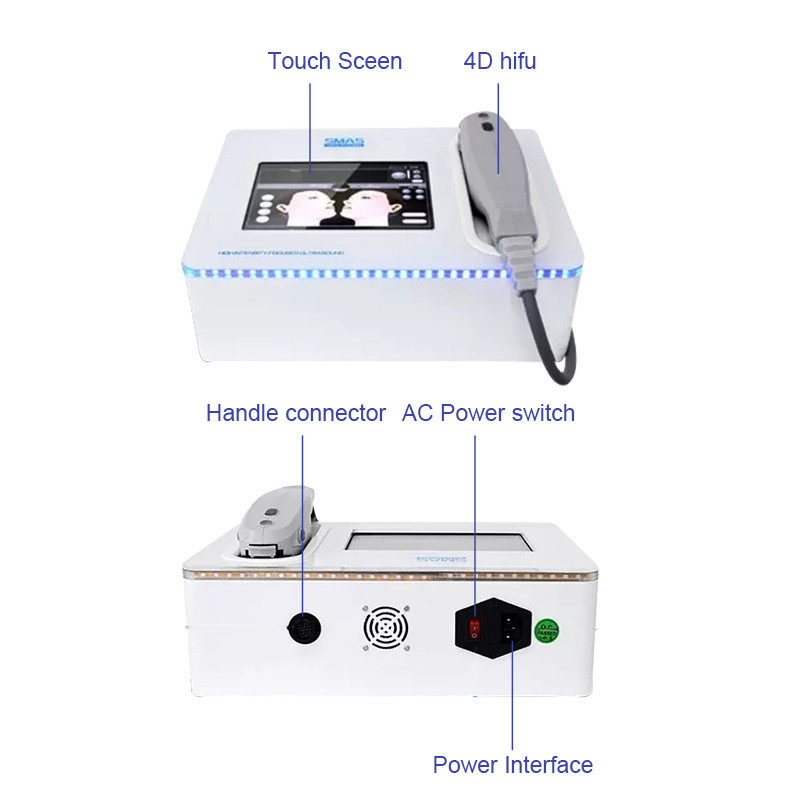 3 Cartridge Portable Hifu Device Anti Wrinkle Skin Lifting And Tightening