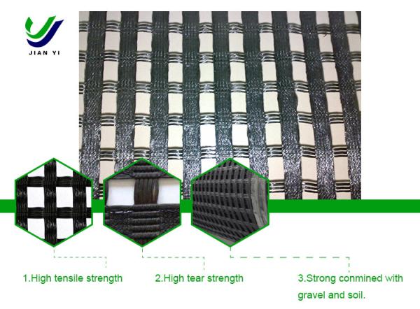 Warp Knitted Polyester Geogles Provide Support For Slopes And Retaining Walls To