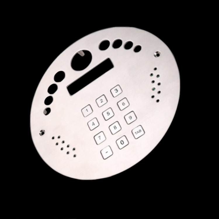 Metal Encrypted Wired Keyboard , Dustproof Telephone Number Keypad