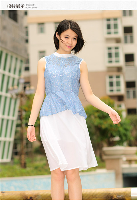 Women Clothing Wholesale Latest Cheap Lace Casual Dress
