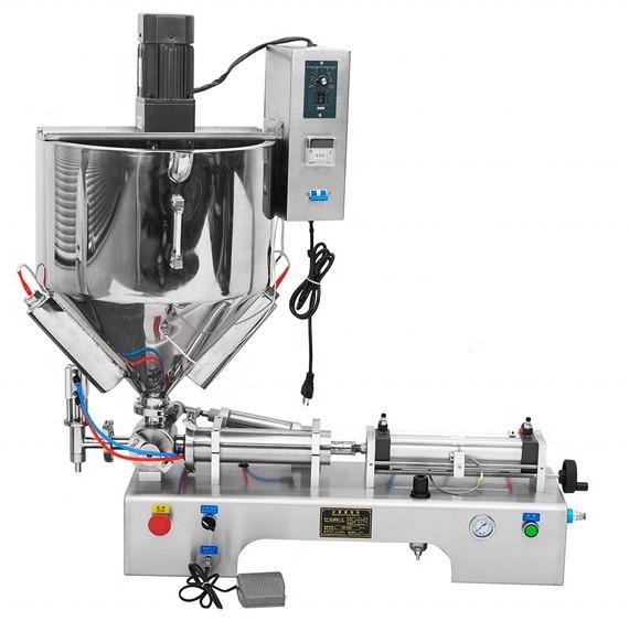 Stainless Steel Jar Paste Bottle Filling Machine for Automatic Mixing of Shea